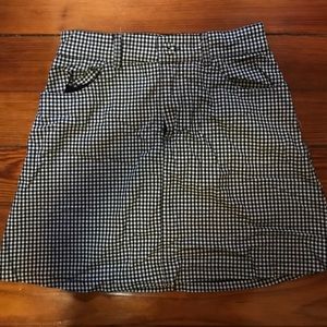 Brandy Melville checkered skirt